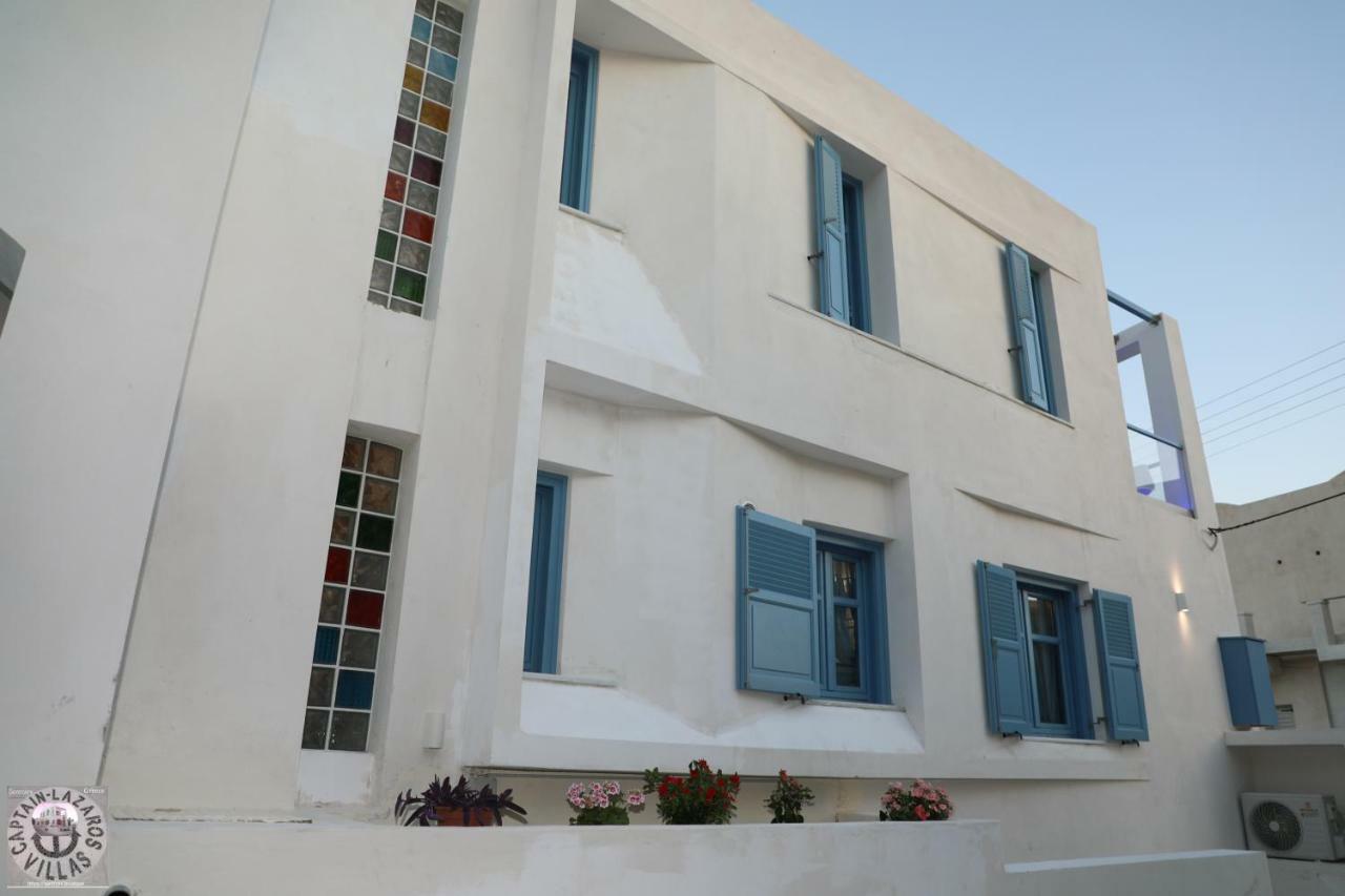 Located By The Sea One Beachfront Private Captain Lazaros Pool Villa With Loft In 750Sqm Spacious Private Plot-Jacuzzi-Sunrelax-Furnished Terace-Gazebo-Private Parking,Sleep 3 Adults And 2 Children, Just Steps From The Black Beach-Seaview Períssa Eksteriør bilde